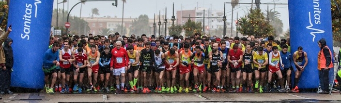 Seat Levante Motor vehículo oficial de la Sanitas Marca Running Series Valencia